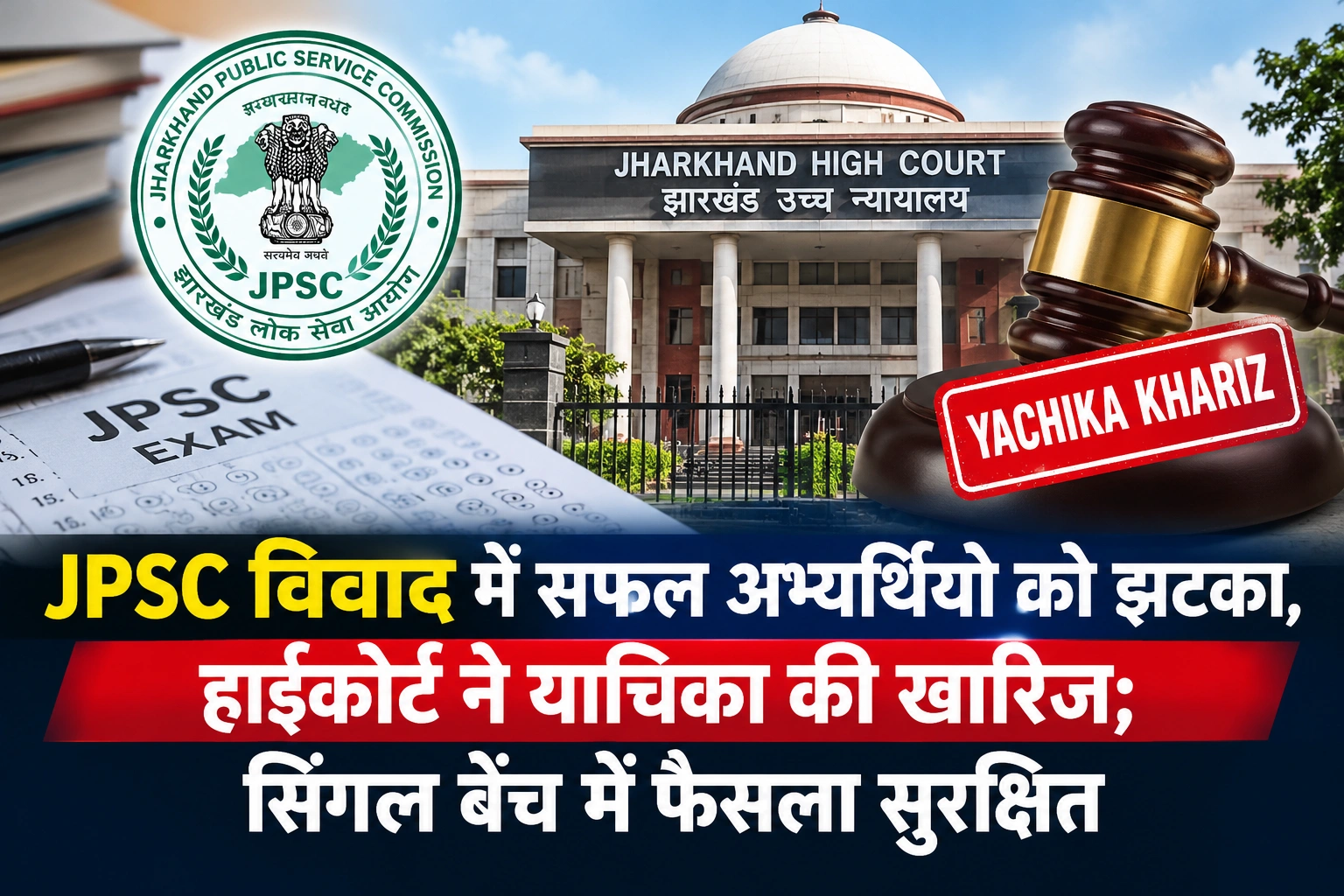 JPSC विवाद में सफल अभ्यर्थियों को झटका, हाईकोर्ट ने याचिका की खारिज; सिंगल बेंच में फैसला सुरक्षित